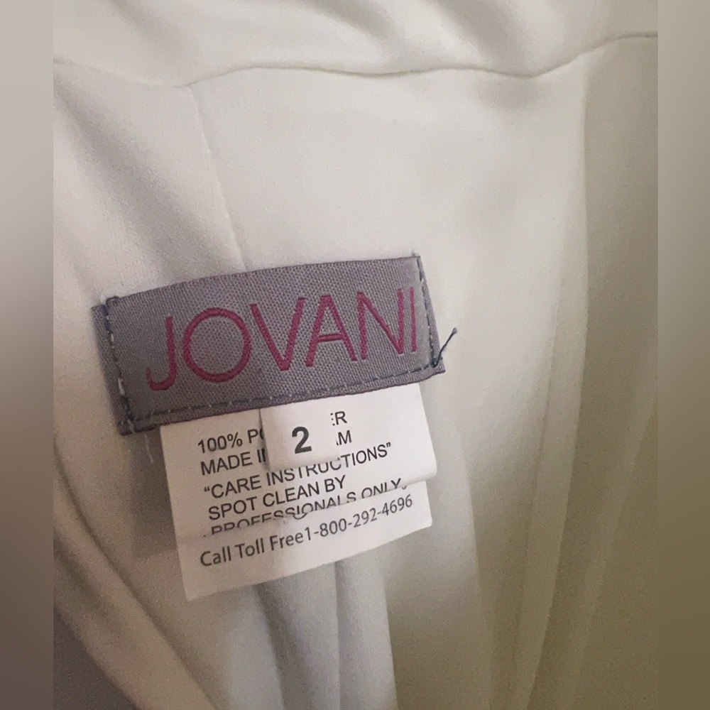 Jovani White Dress 22884 - Picture 11 of 16